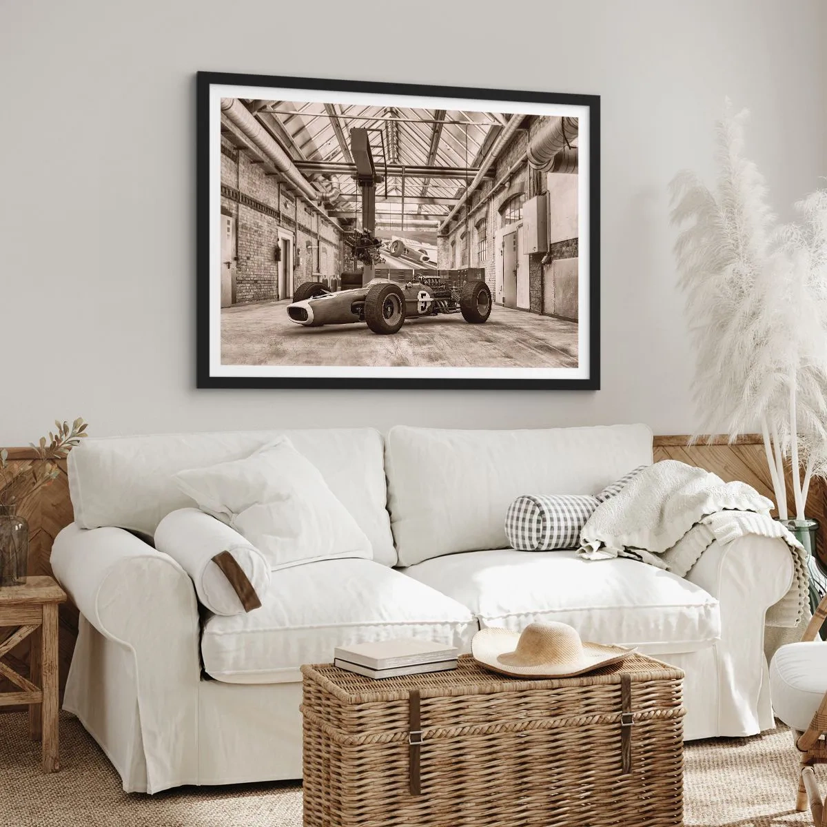 Plakat w czarnej ramie - Odpoczynek zwycięzcy - 91x61 cm