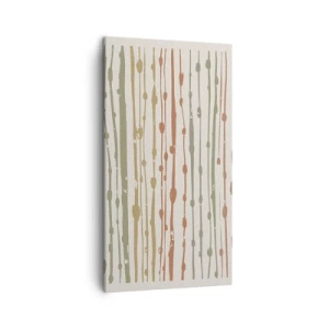 Obraz na płótnie - Muzyczny zapis barw - 45x80 cm