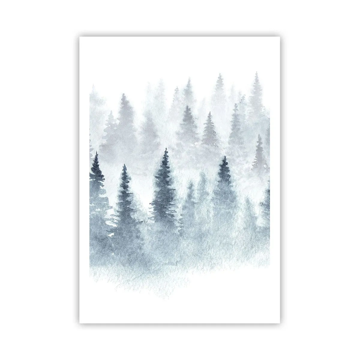 Plakat - Otulone mgłą - 70x100 cm