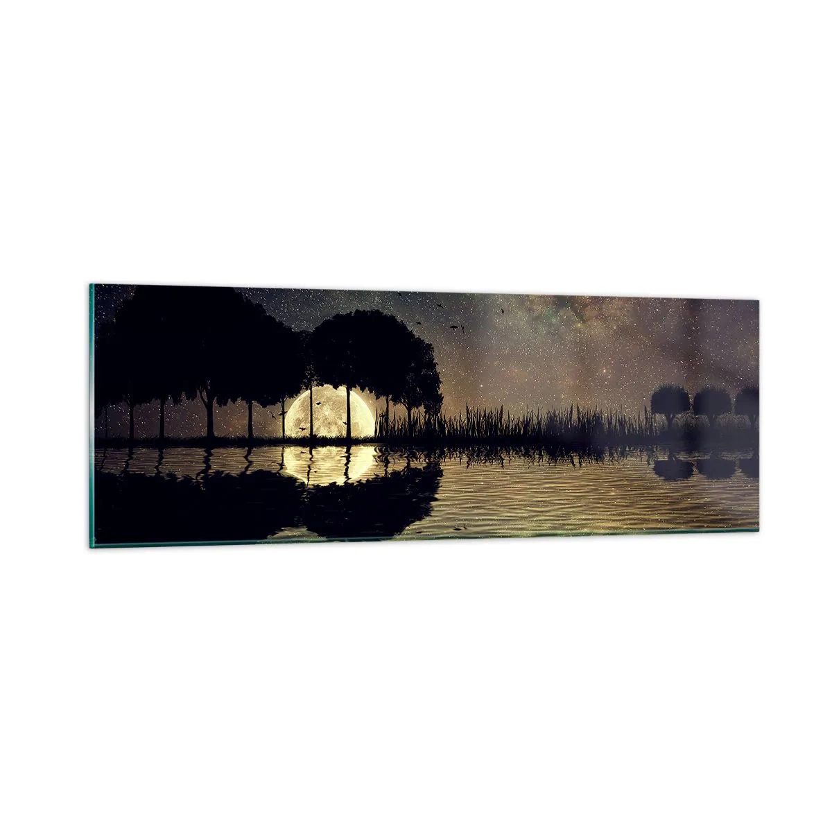 Obraz na szkle - Noc na krańcu świata - 90x30 cm
