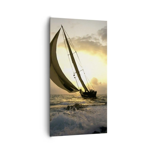 Obraz na płótnie - Z wiatrem i pod wiatr - 65x120 cm