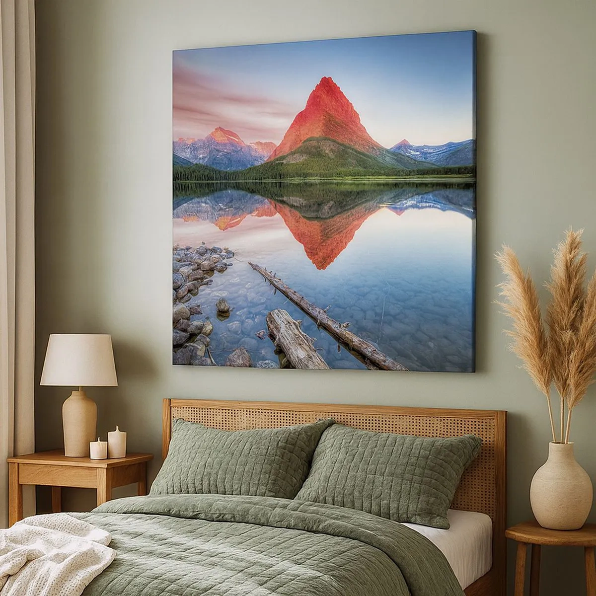 Obraz na płótnie - Żar i chłód - 30x30 cm