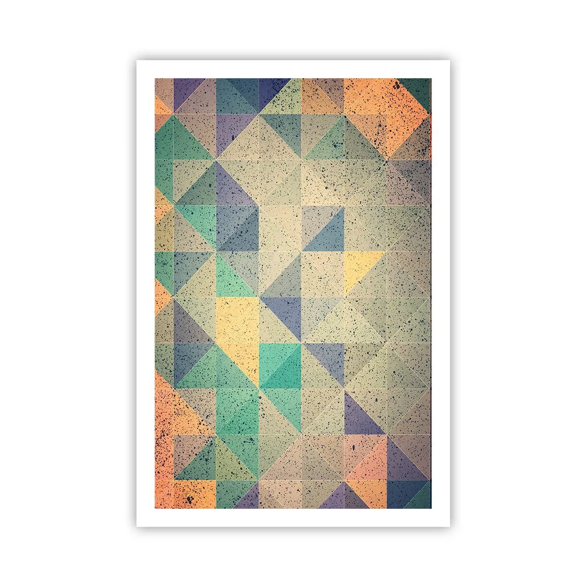 Plakat - Republika trójkątów - 61x91 cm