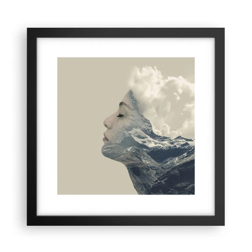 Plakat w czarnej ramie - Uroda żywiołów - 30x30 cm