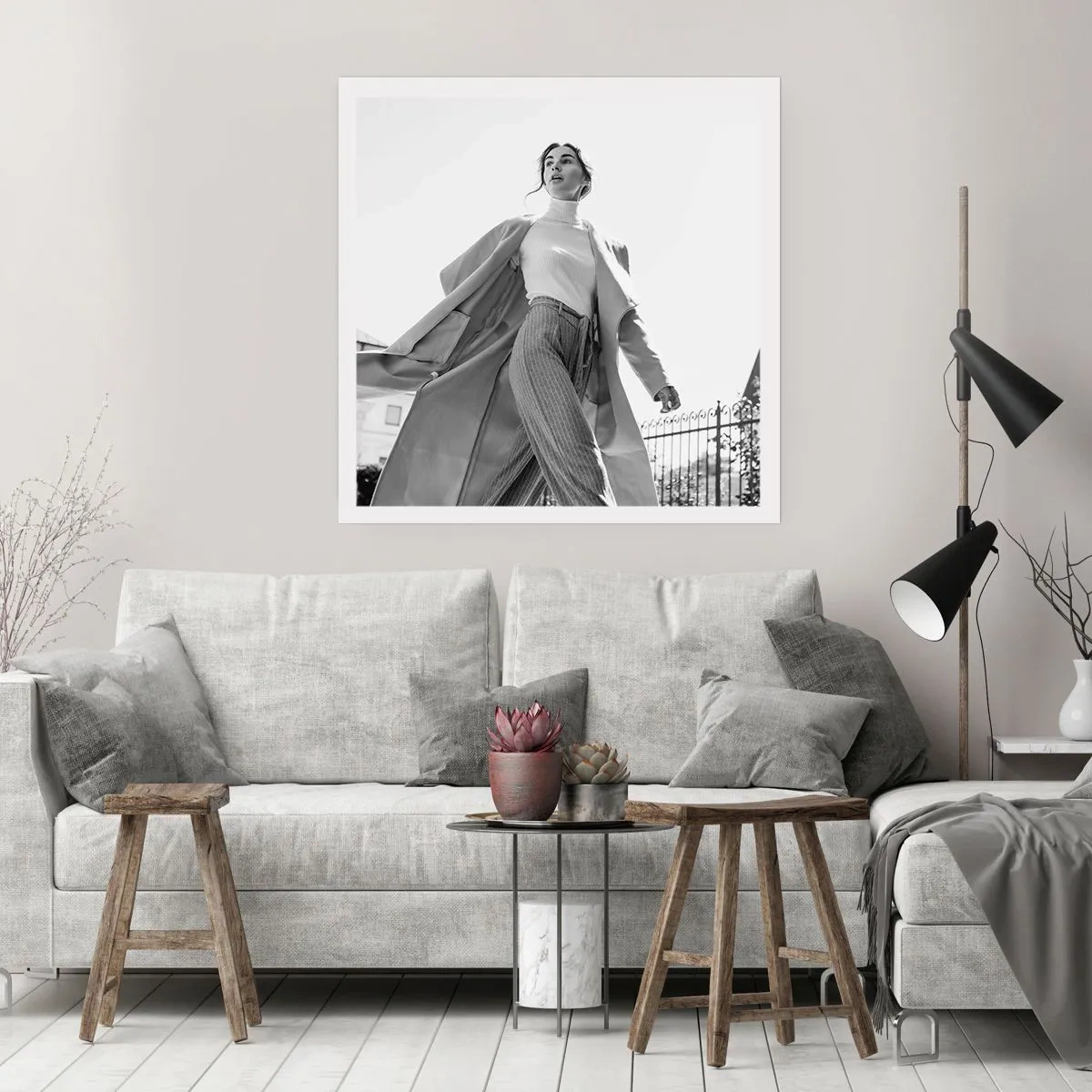 Plakat - Idziesz ze mną? - 50x50 cm