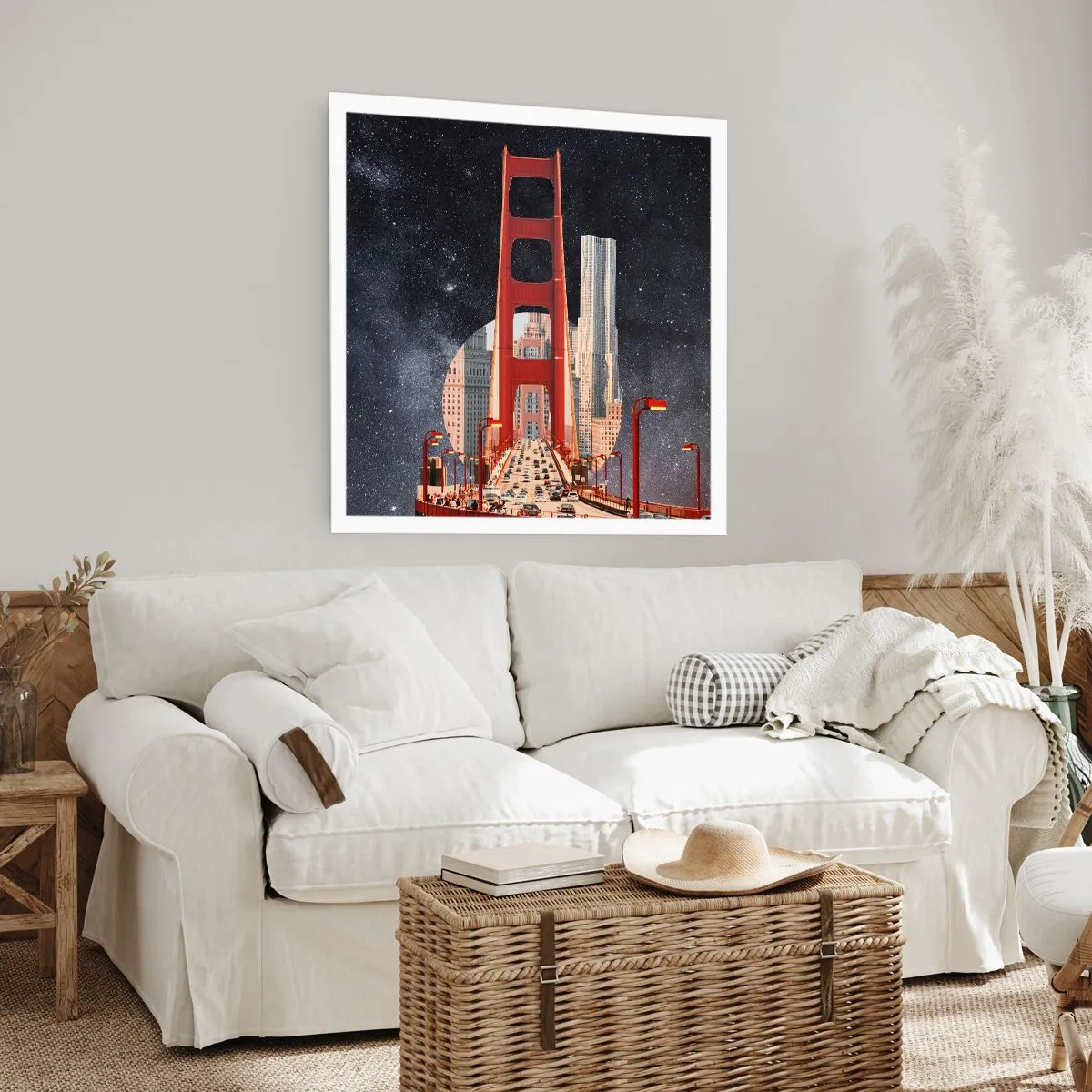 Plakat - Zawsze w centrum - 40x40 cm