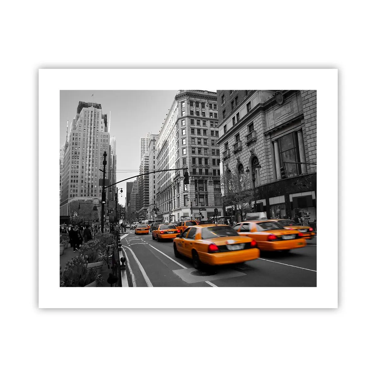 Plakat - Słońca wielkiego miasta - 50x40 cm