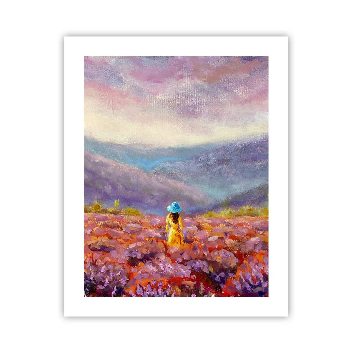 Plakat - W lawendowym świecie - 40x50 cm