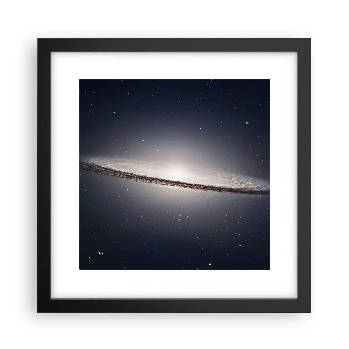 Plakat w czarnej ramie - Dawno temu w odległej galaktyce… - 30x30 cm