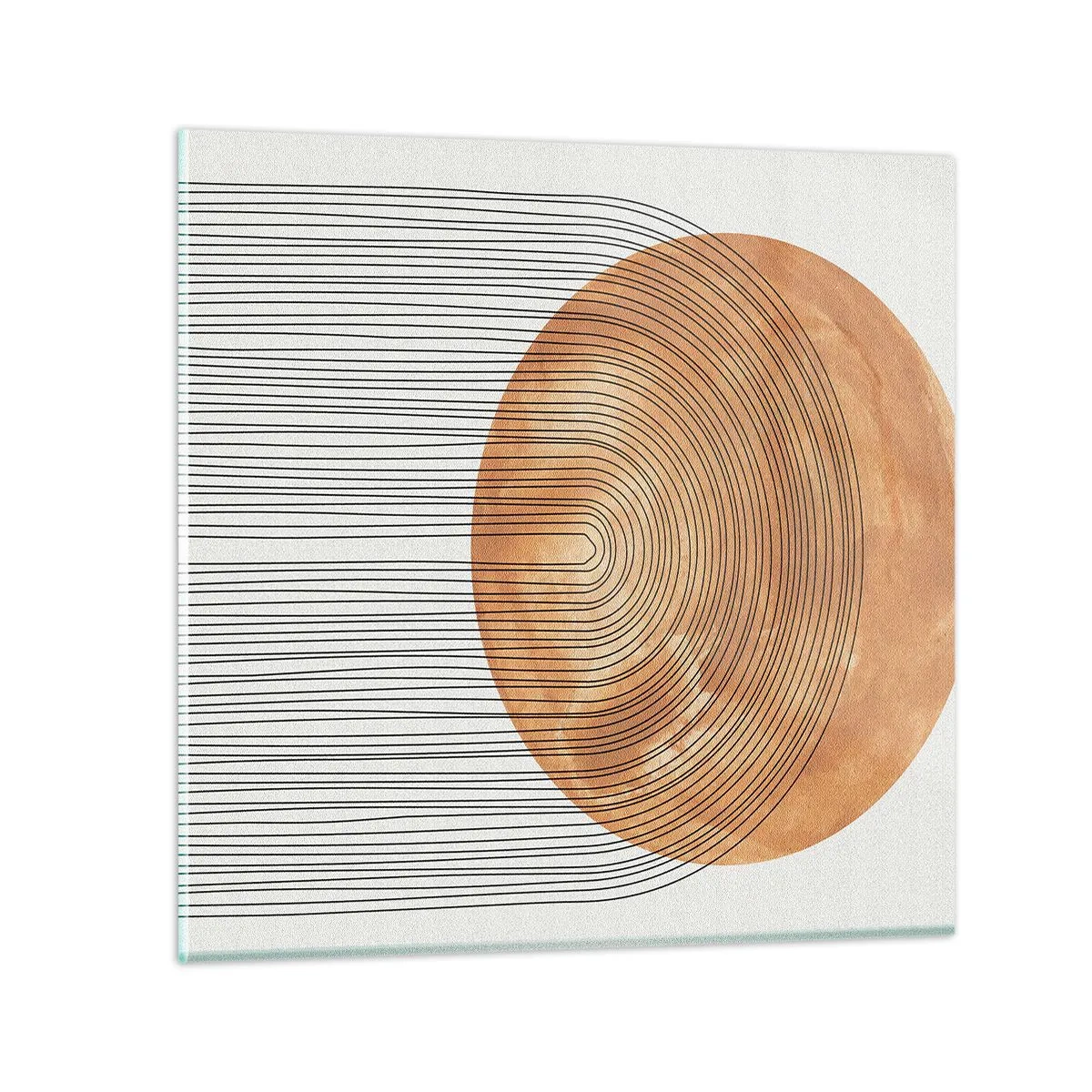 Obraz na szkle - Kompozycja słoneczna - 70x70 cm