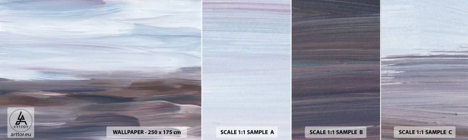 Fototapeta Próbka Standard Eco - Żywioły: woda - Farba, Sztuka, Minimalizm - 100x30 cm