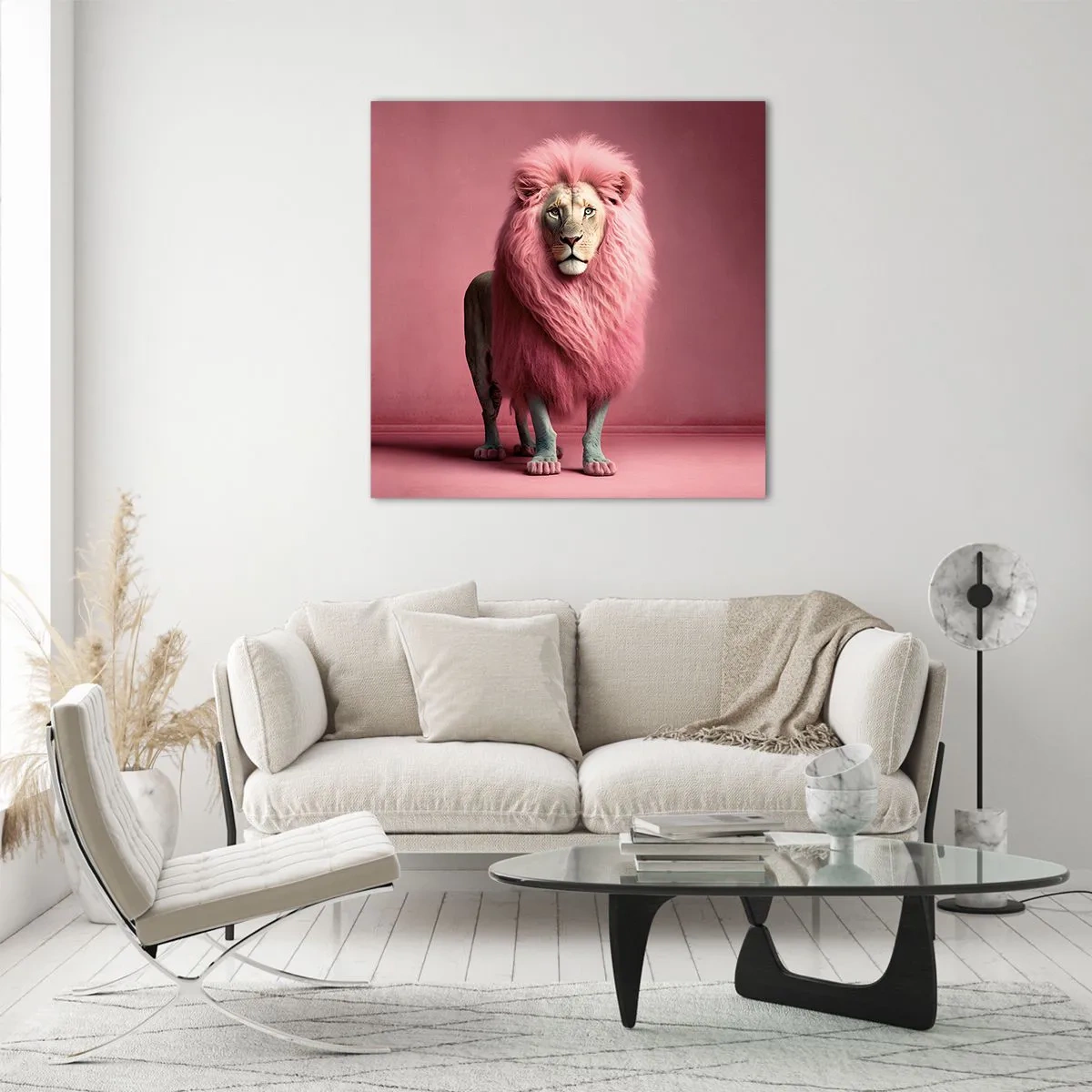 Obraz na szkle - I już się nie boisz - 70x70 cm