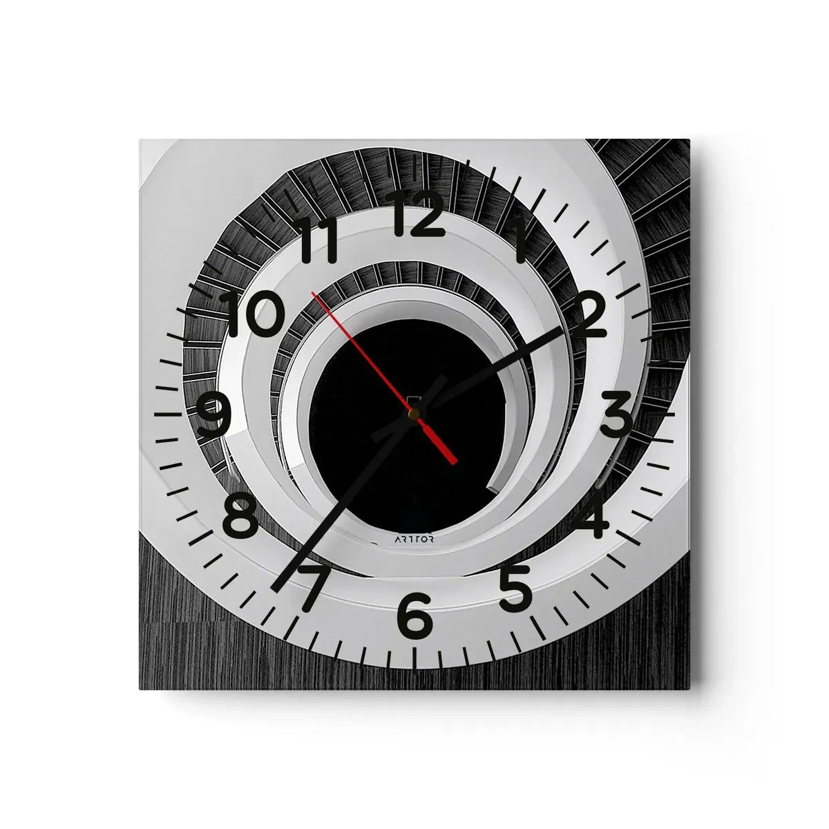 Zegar ścienny - Do istoty rzeczy - 40x40 cm