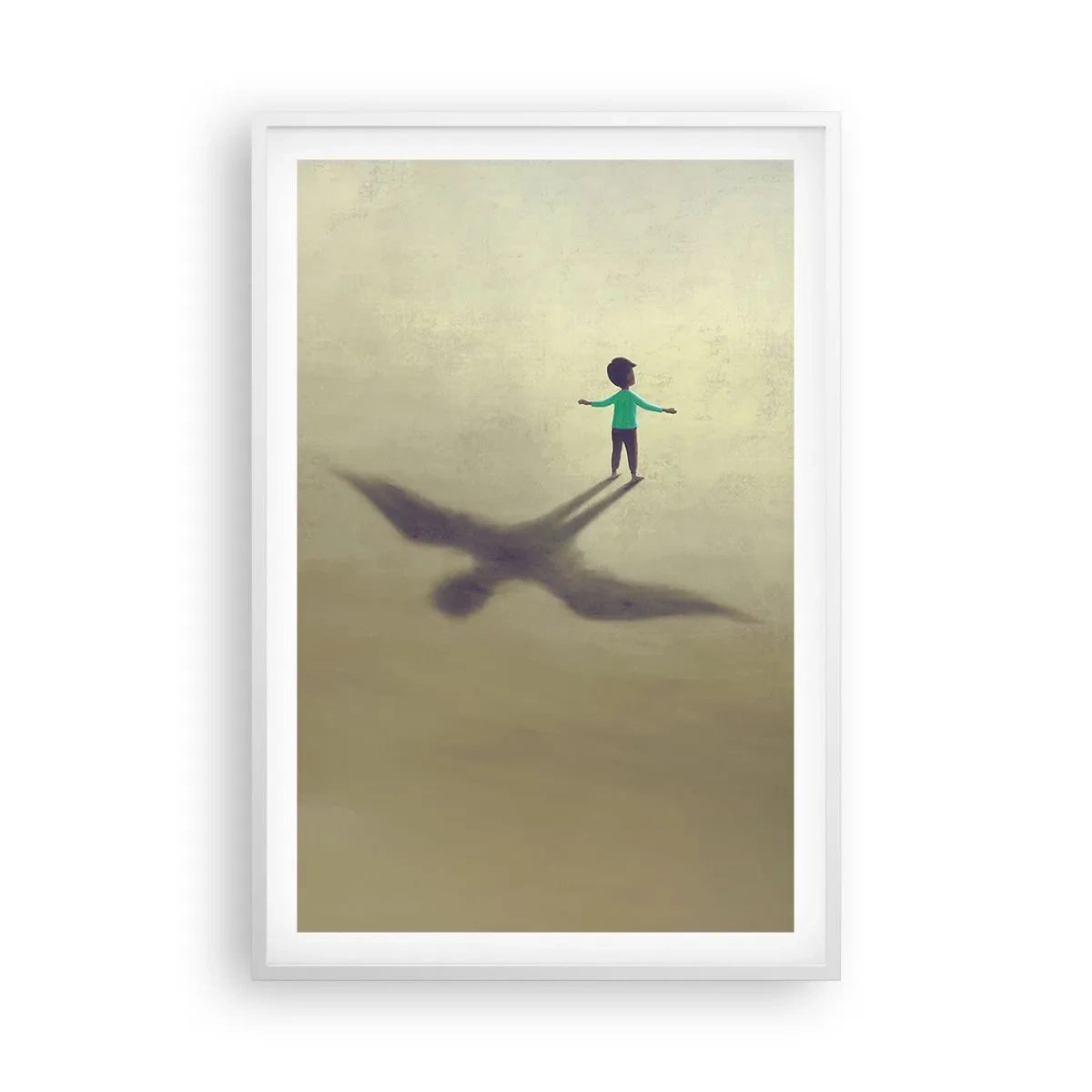 Plakat w białej ramie - Bohater przyszłości - 61x91 cm