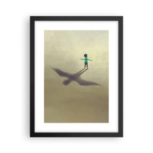 Plakat w czarnej ramie - Bohater przyszłości - 30x40 cm