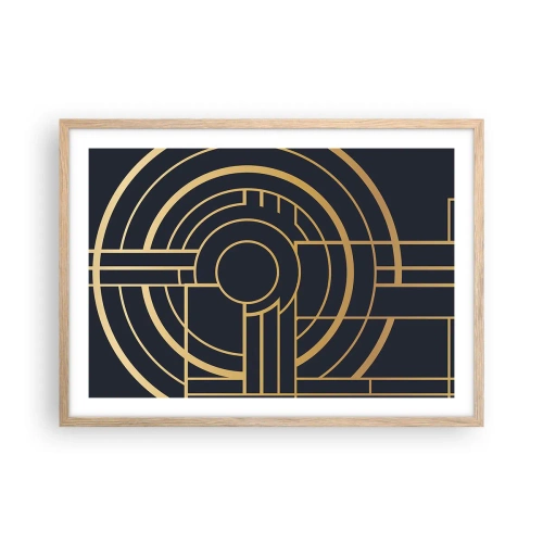 Plakat w ramie jasny dąb - Obroty rzeczy - 70x50 cm