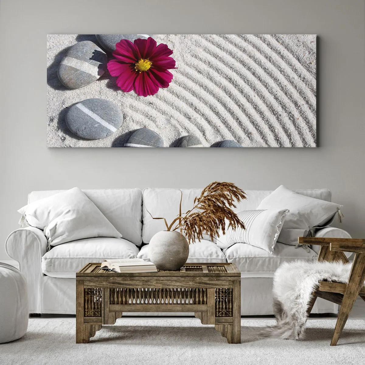 Obraz na płótnie - Energia i spokój magicznego kręgu natury - 100x40 cm