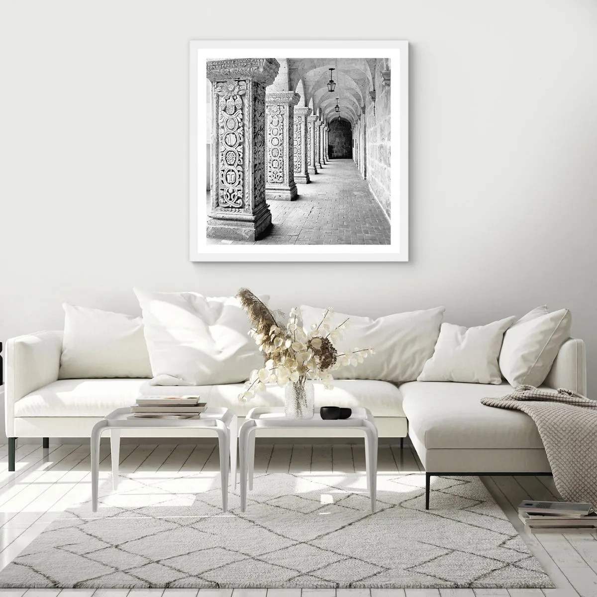 Plakat w białej ramie - A dokąd to…? - 30x30 cm