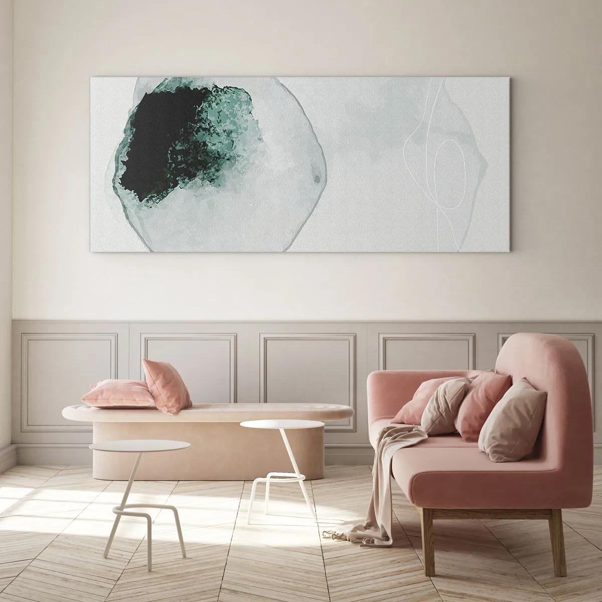 Obraz na szkle - W kropli wody - 100x40 cm