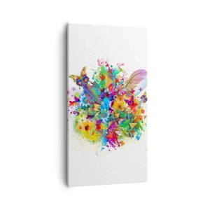 Obraz na płótnie - Bukiet radości - 55x100 cm