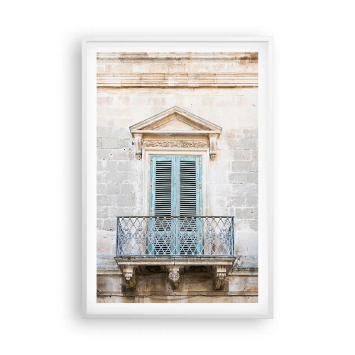 Plakat w białej ramie - Niepowtarzalny urok Italii - 61x91 cm