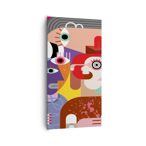 Obraz na płótnie - My od pana Picassa - 65x120 cm