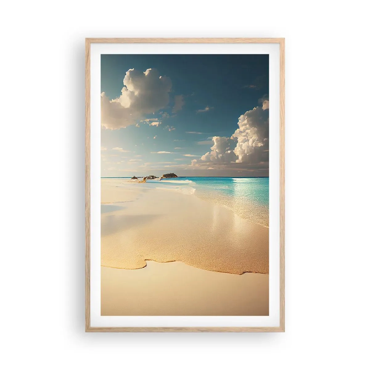 Plakat w ramie jasny dąb - Wymarzony dzień - 61x91 cm