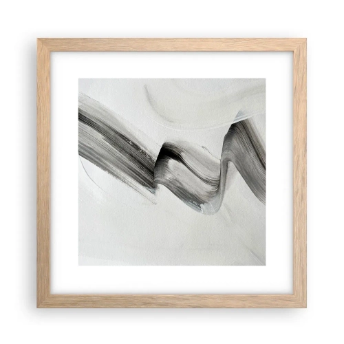 Plakat w ramie jasny dąb - Od niechcenia dla zabawy - 30x30 cm