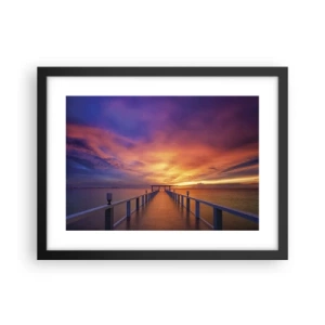 Plakat w czarnej ramie - Bez końca - 40x30 cm