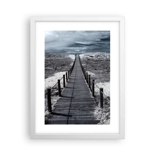 Plakat w białej ramie - Na sam brzeg - 30x40 cm