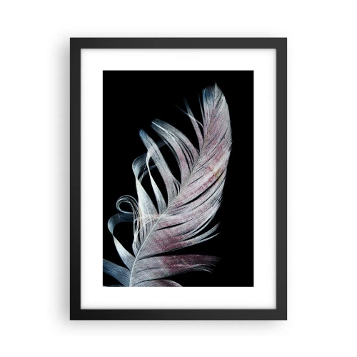 Plakat w czarnej ramie - Pomyśl o dotyku - 30x40 cm