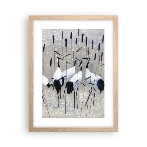 Plakat w ramie jasny dąb - Wśród swoich - 30x40 cm