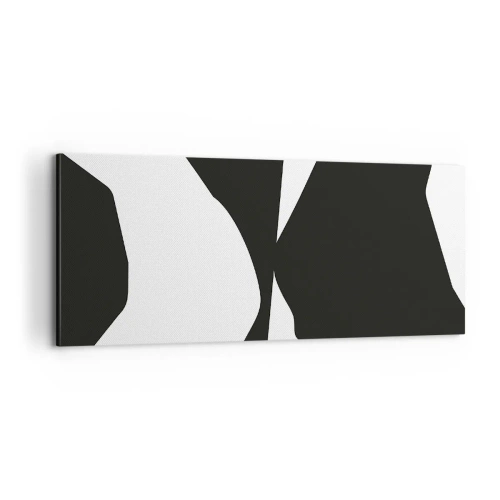 Obraz na płótnie - Pozytyw -negatyw - 100x40 cm