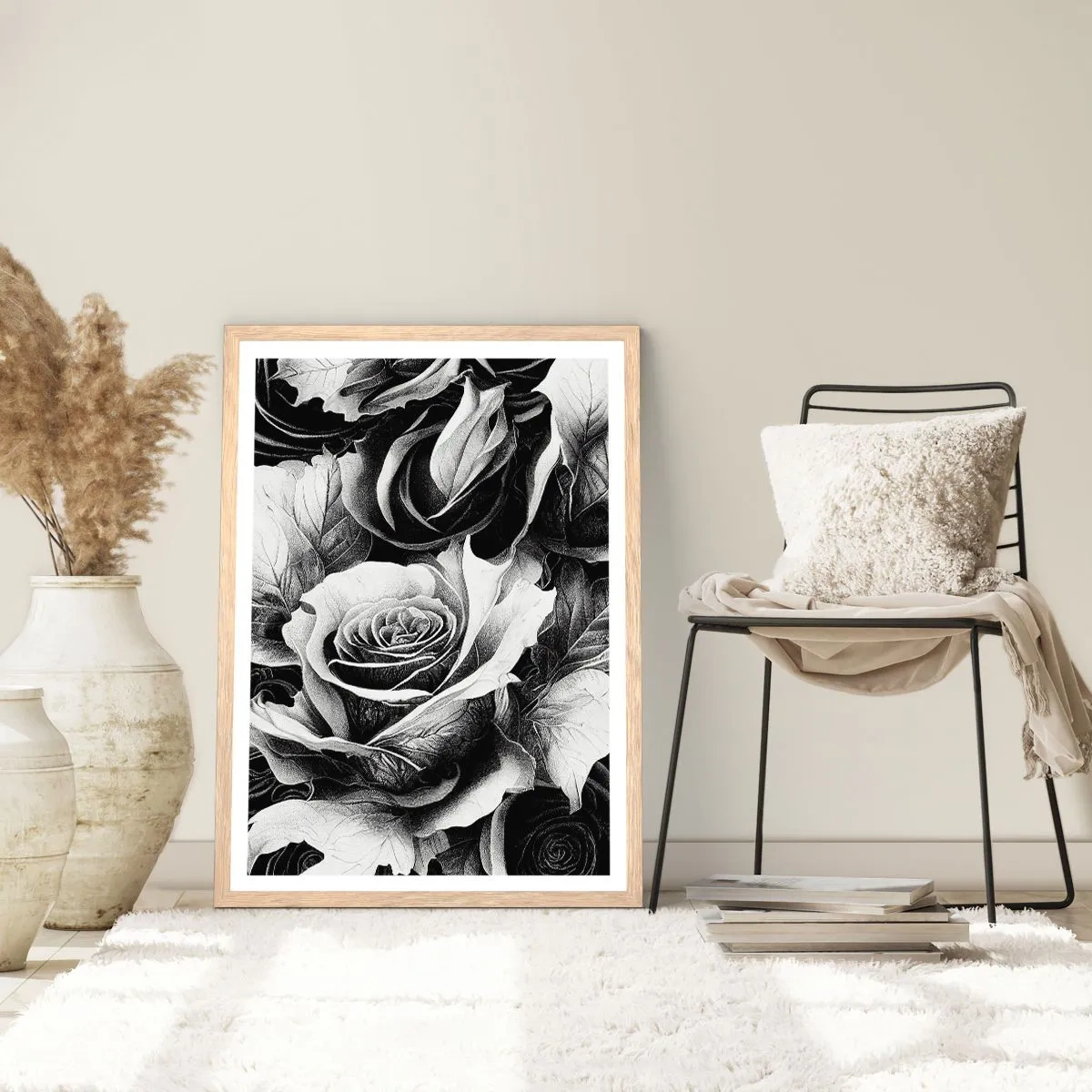 Plakat w ramie jasny dąb - Zawsze królowa - 70x100 cm
