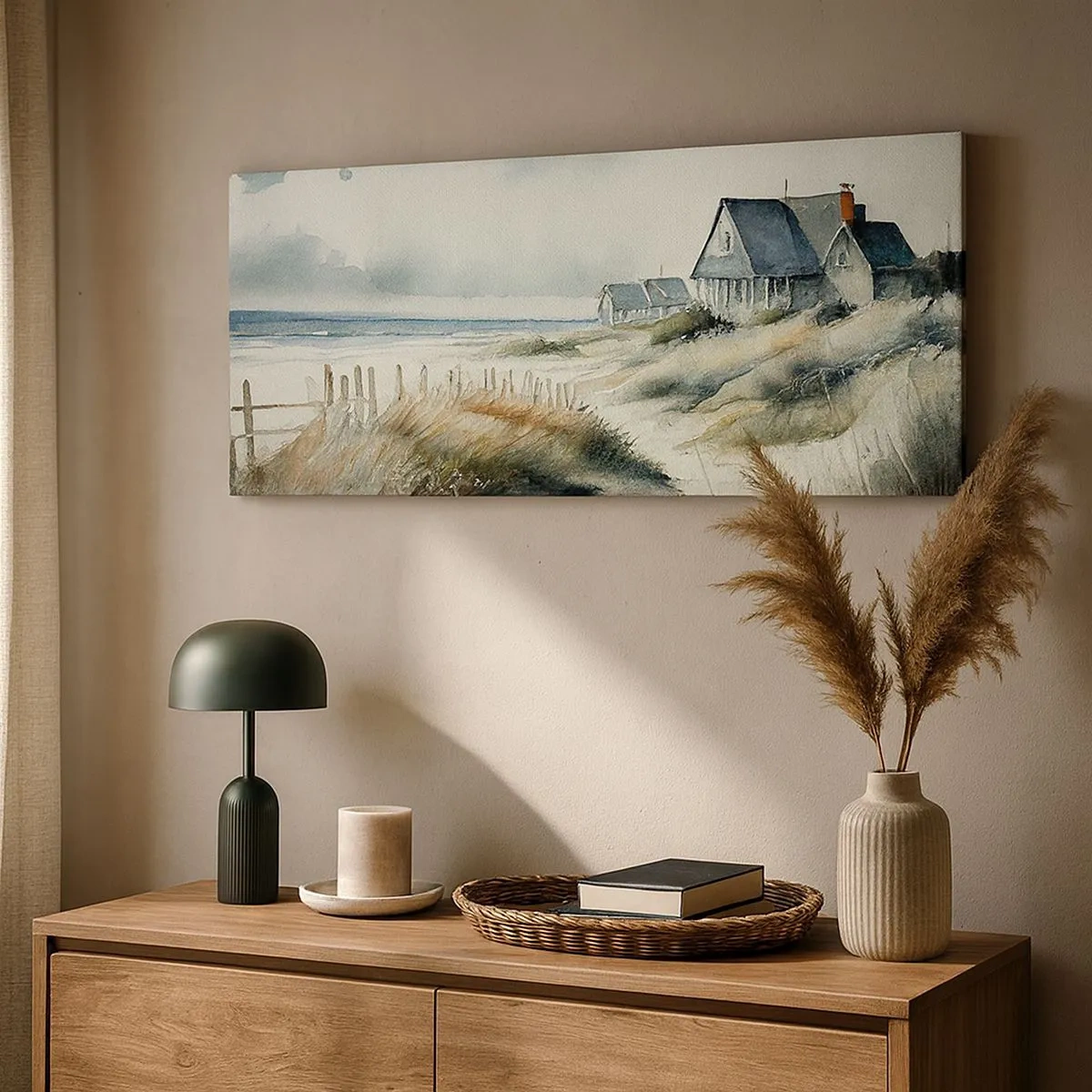 Obraz na płótnie - Z dala od zgiełku - 100x40 cm