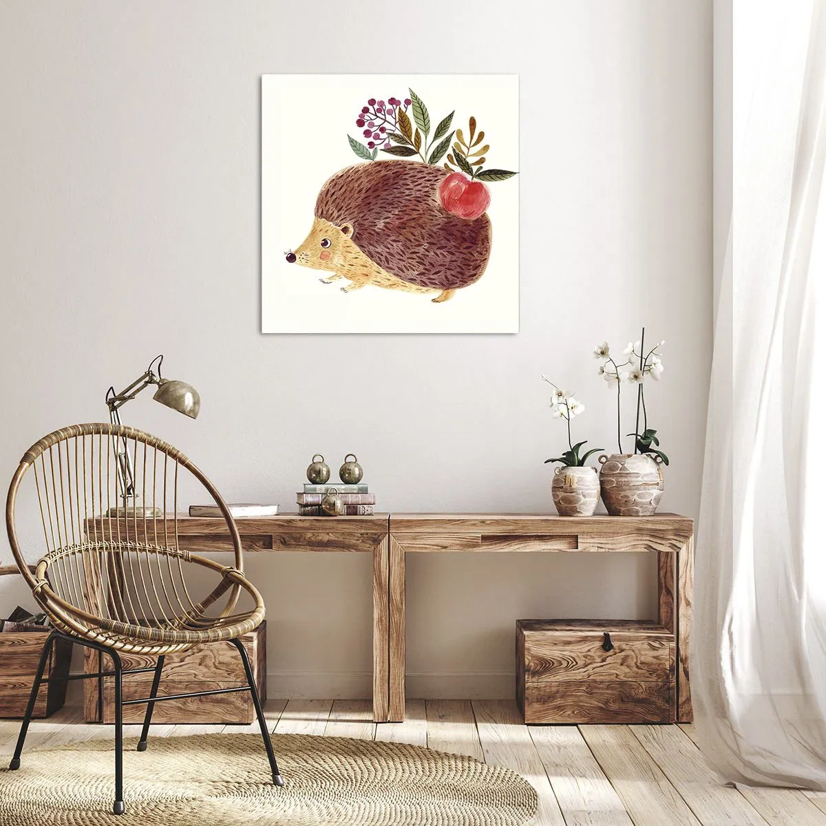 Obraz na płótnie - I już mnie lubisz - 70x70 cm