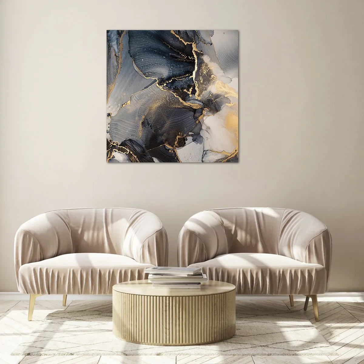 Obraz na szkle - Życie kamienia - 70x70 cm