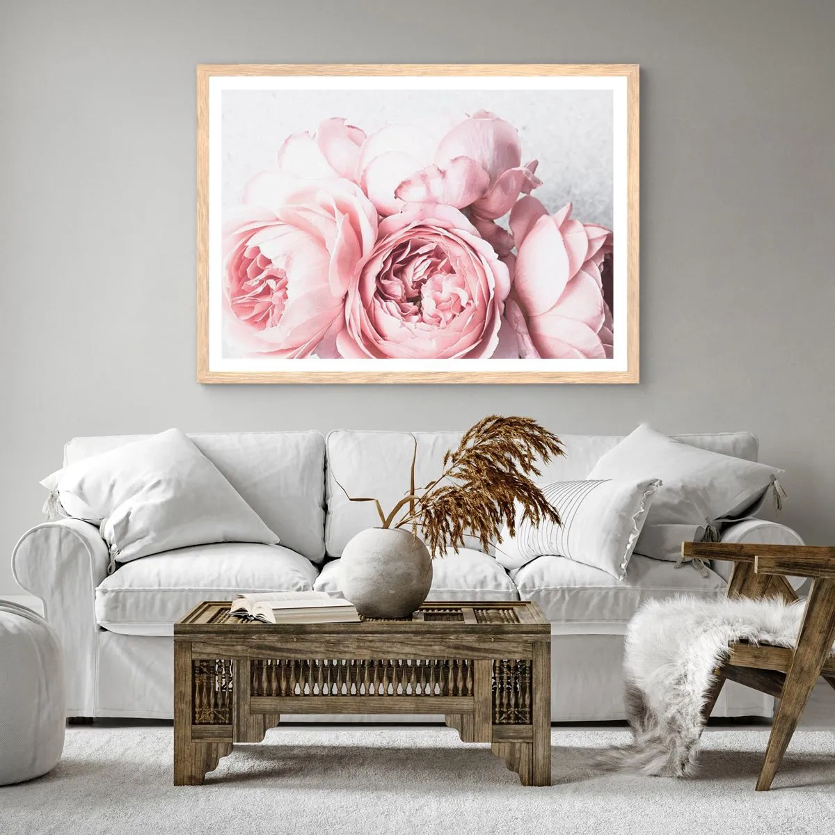 Plakat w ramie jasny dąb - Dla romantyków - 70x50 cm