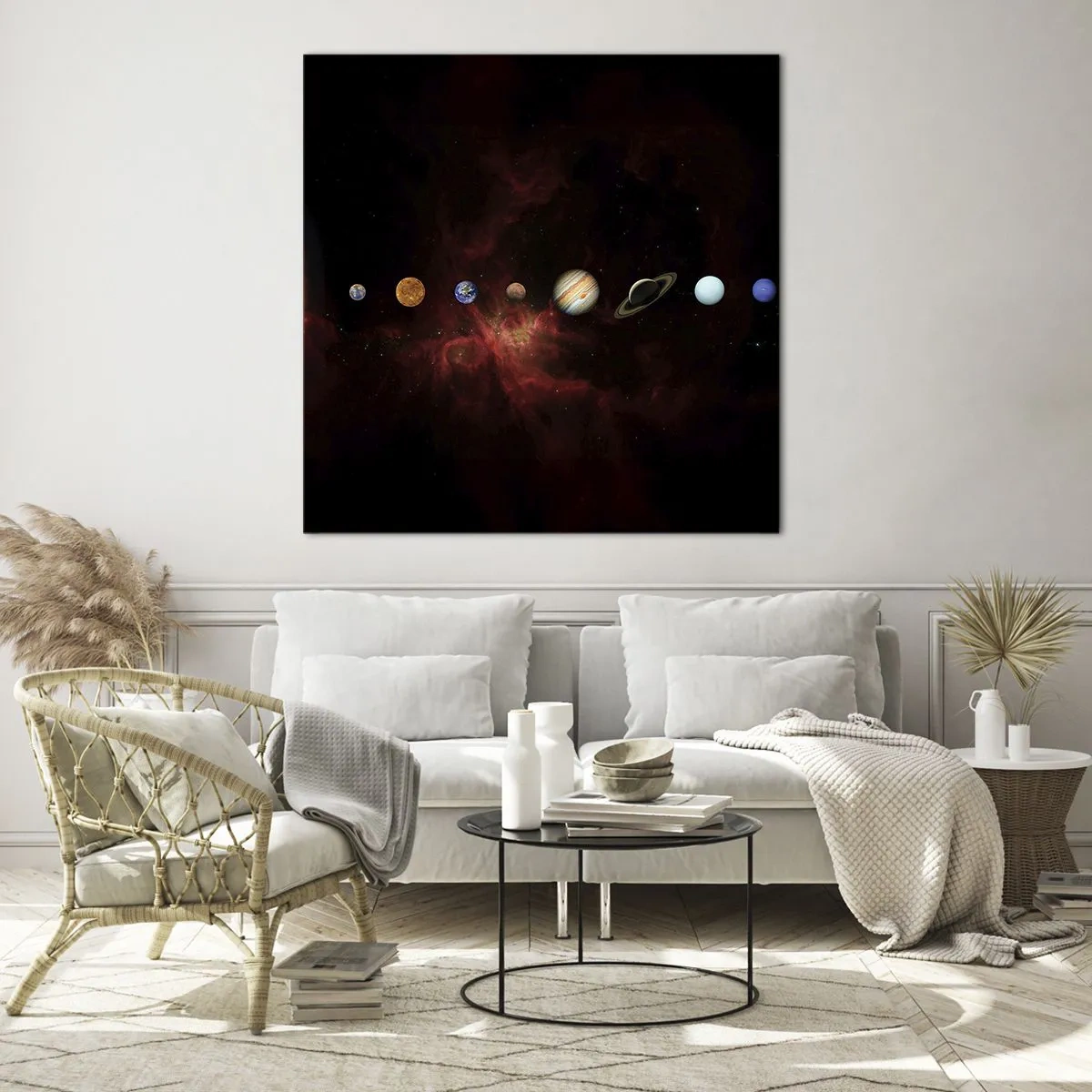 Obraz na szkle - Nasza okolica - 70x70 cm