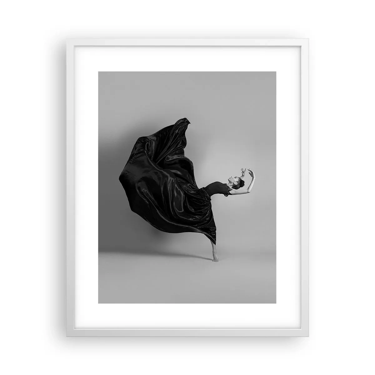 Plakat w białej ramie - Uskrzydlona muzyką - 40x50 cm