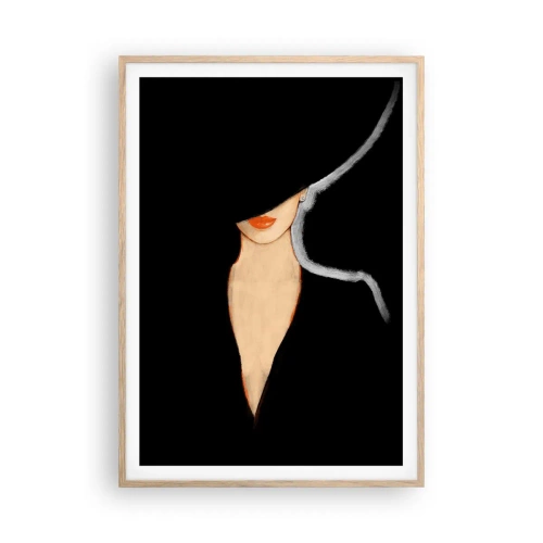 Plakat w ramie jasny dąb - Elegancja i styl - 70x100 cm