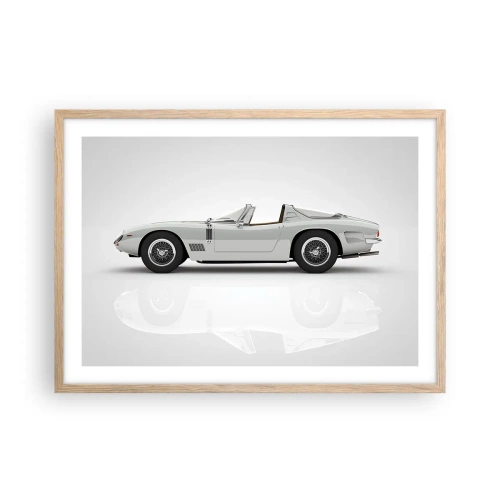 Plakat w ramie jasny dąb - Obietnica zabawy - 70x50 cm