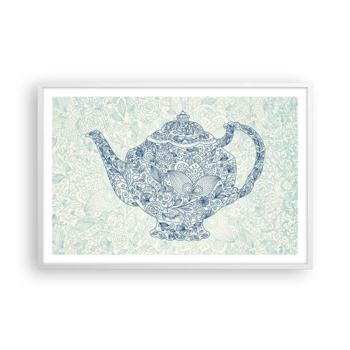 Plakat w białej ramie - Herbaty czar - 91x61 cm