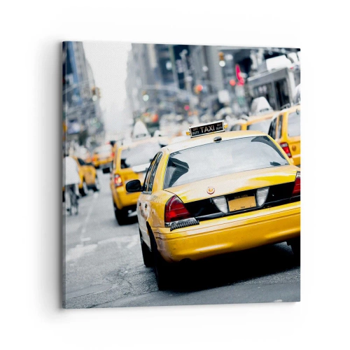 Obraz na płótnie - Tylko w tym mieście - 70x70 cm