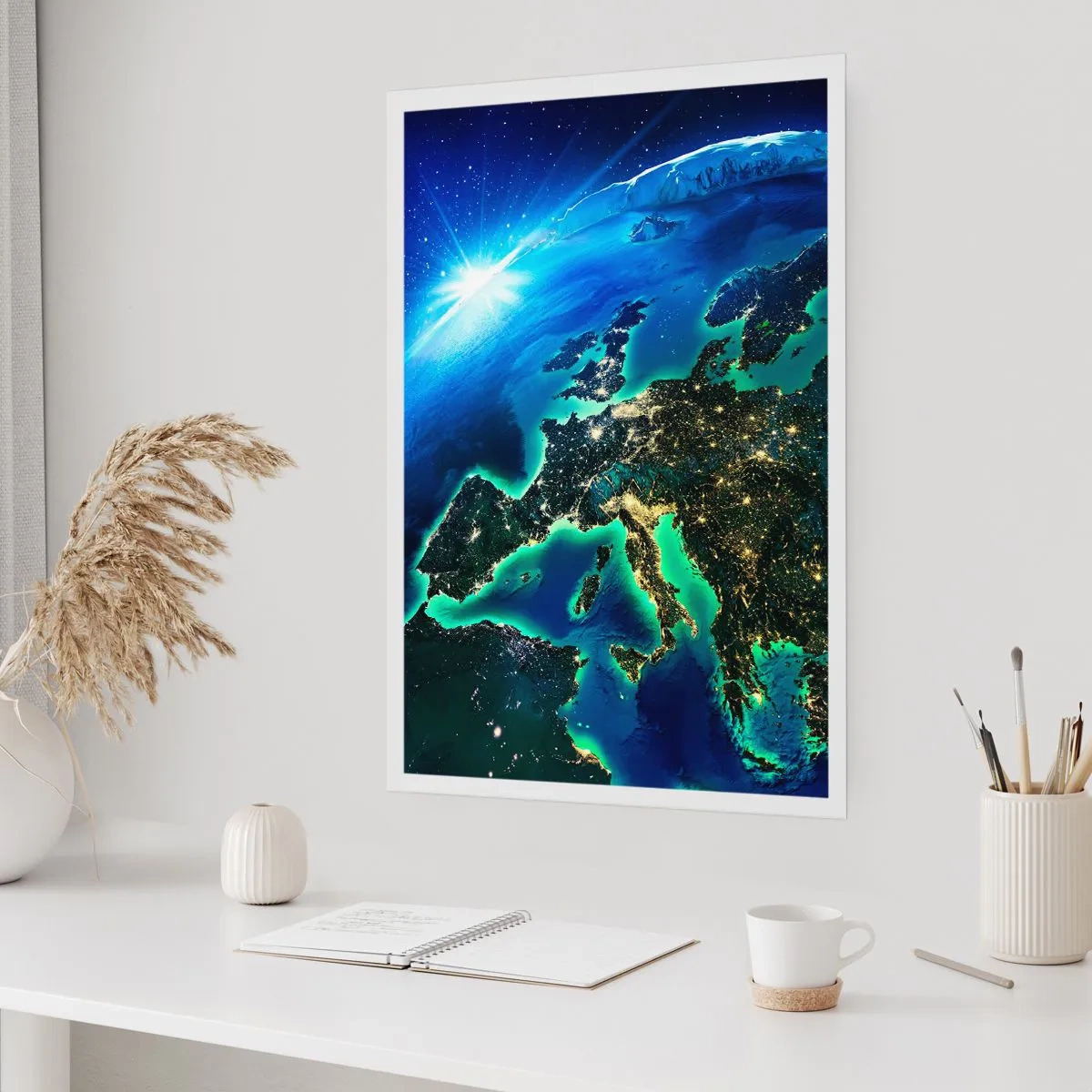 Plakat - Roziskrzona Europa - 70x100 cm