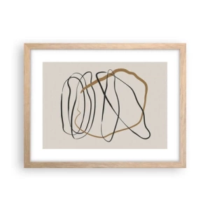 Plakat w ramie jasny dąb - Kompozycja – taniec opętaniec - 40x30 cm