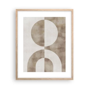 Plakat w ramie jasny dąb - Podobieństwa i różnice - 40x50 cm