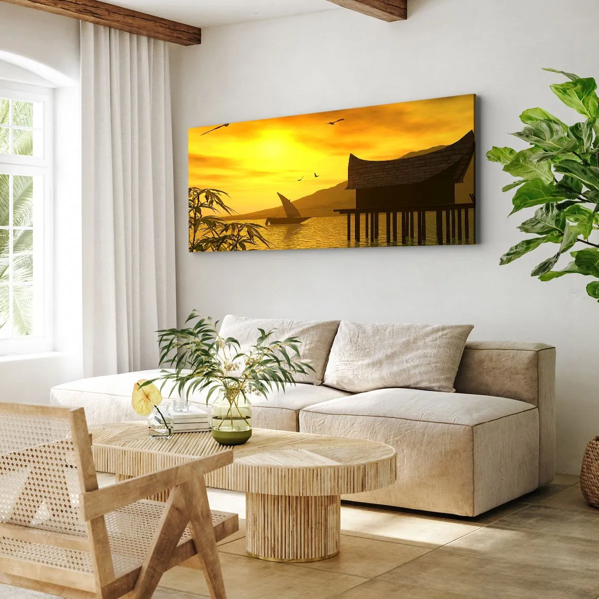 Obraz na płótnie - Upragniony spokój - 100x40 cm