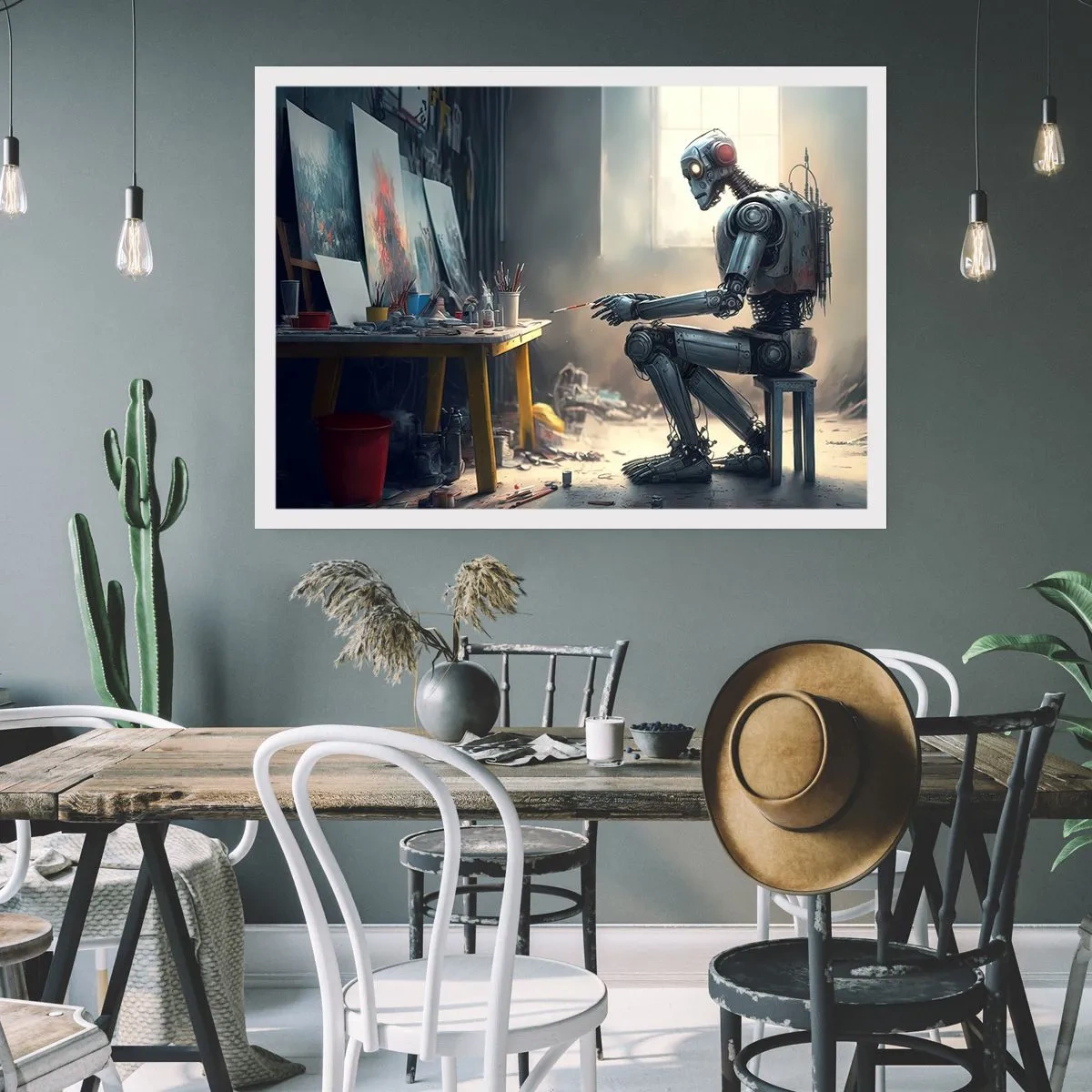 Plakat - Akt kreacji - 40x30 cm