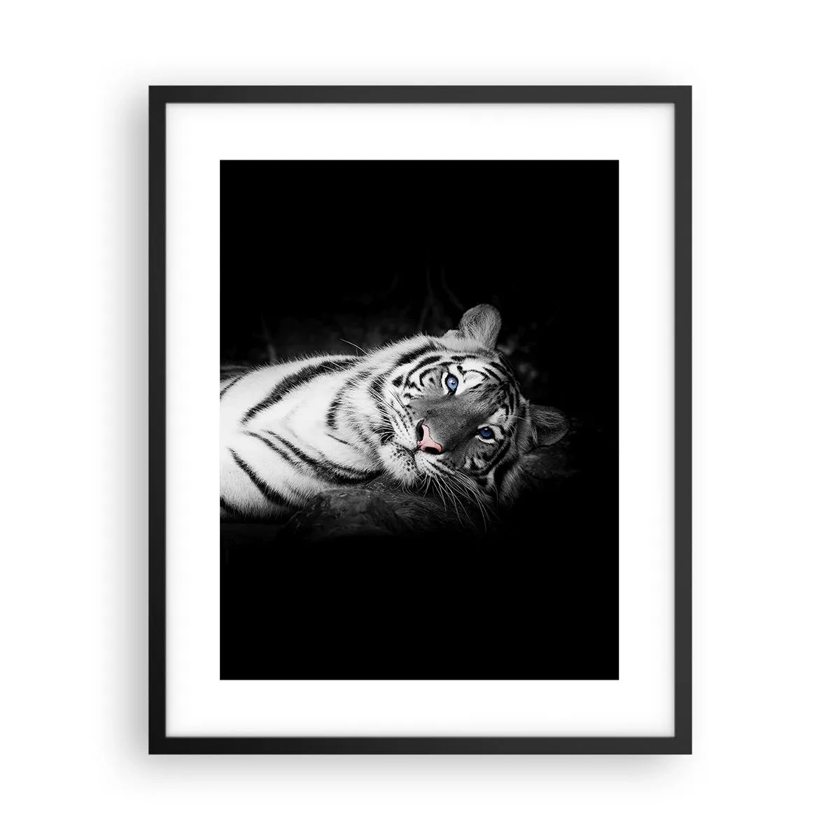 Plakat w czarnej ramie - Dzikość i spokój - 40x50 cm